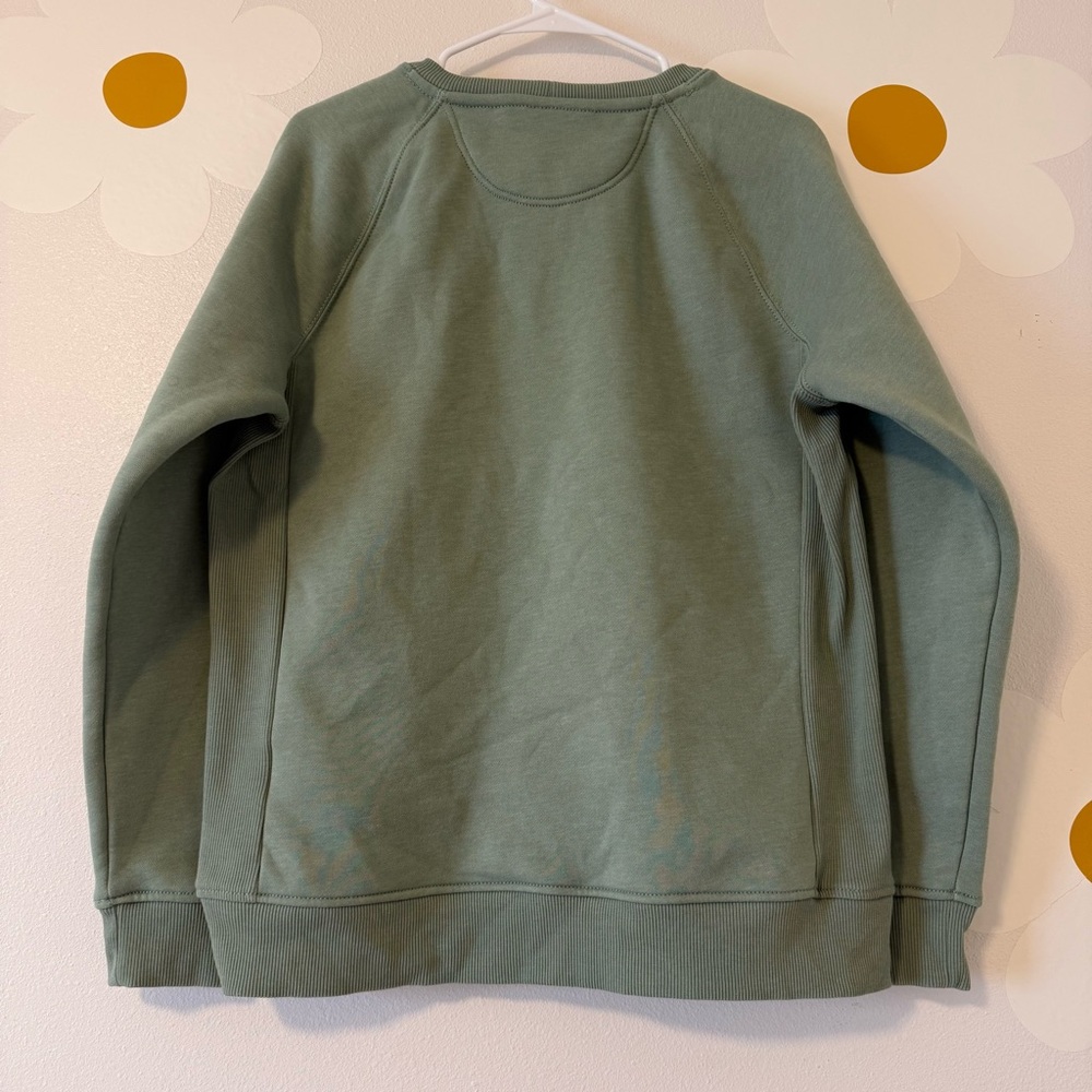 Carhartt Women’s Relaxed Fit Mid-weight Crew Neck Block Logo Sleeve Sweatshirt - Picture 3 of 10